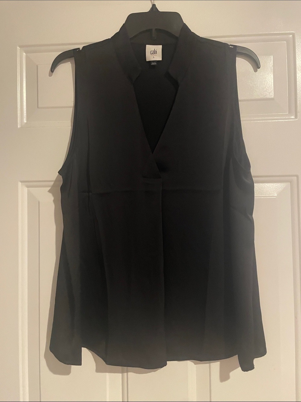 CAbi Black Sleeveless Epitome Top